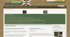 Desktop Screenshot of coffeeforums.co.uk